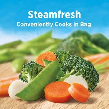 Birds Eye Frozen Steamfresh Broccoli, Carrots, Sugar Snap Peas & Water Chestnuts, 10.8 oz