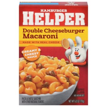 Hamburger Helper Double Cheeseburger Macaroni, 6 oz
