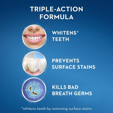 Crest 3D White Glamorous White Multi-Care Whitening Mouthwash - Fresh Mint, 32 oz