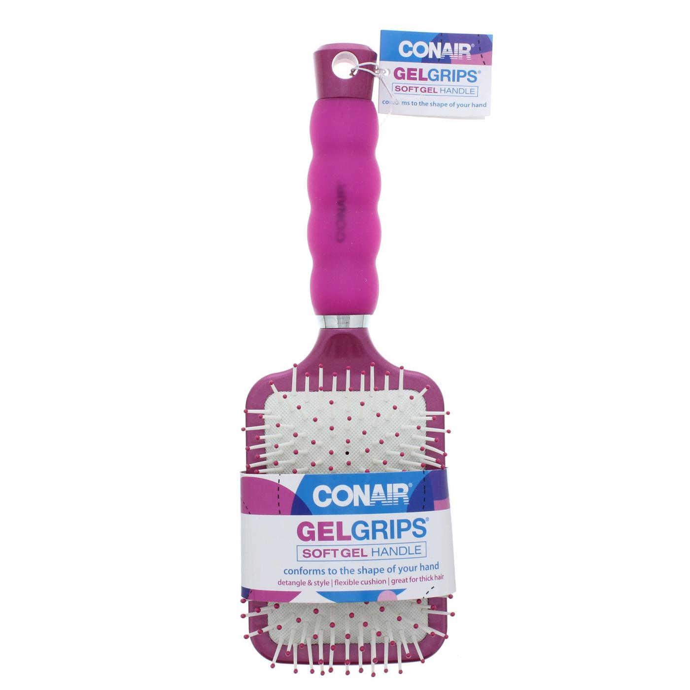 Conair Gel Grips Paddle Hair Brush - Colors May Vary; image 2 of 2