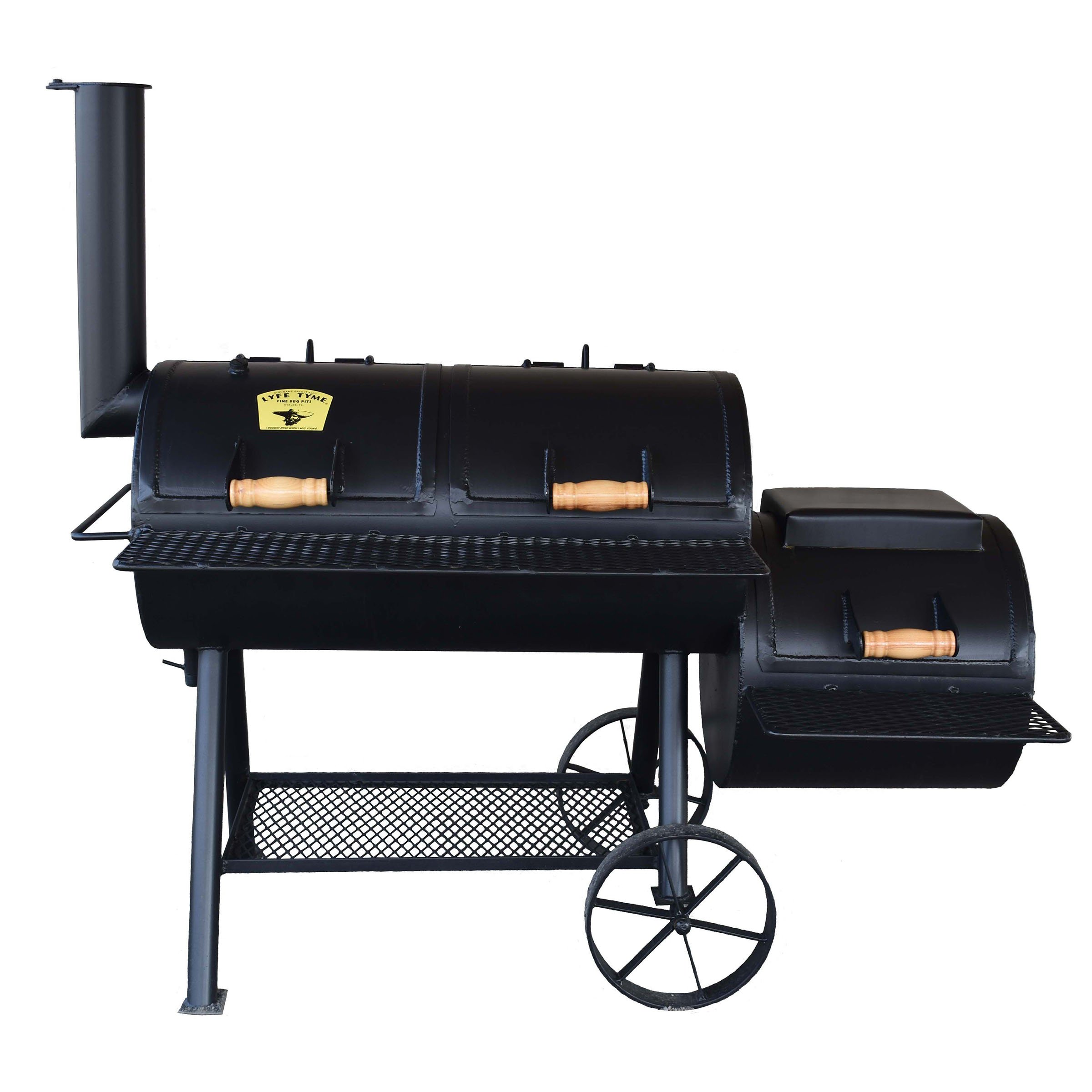 national Overvind Uforudsete omstændigheder Lyfe Tyme Double Lid Grill with Firebox - Shop Grills & Smokers at H-E-B