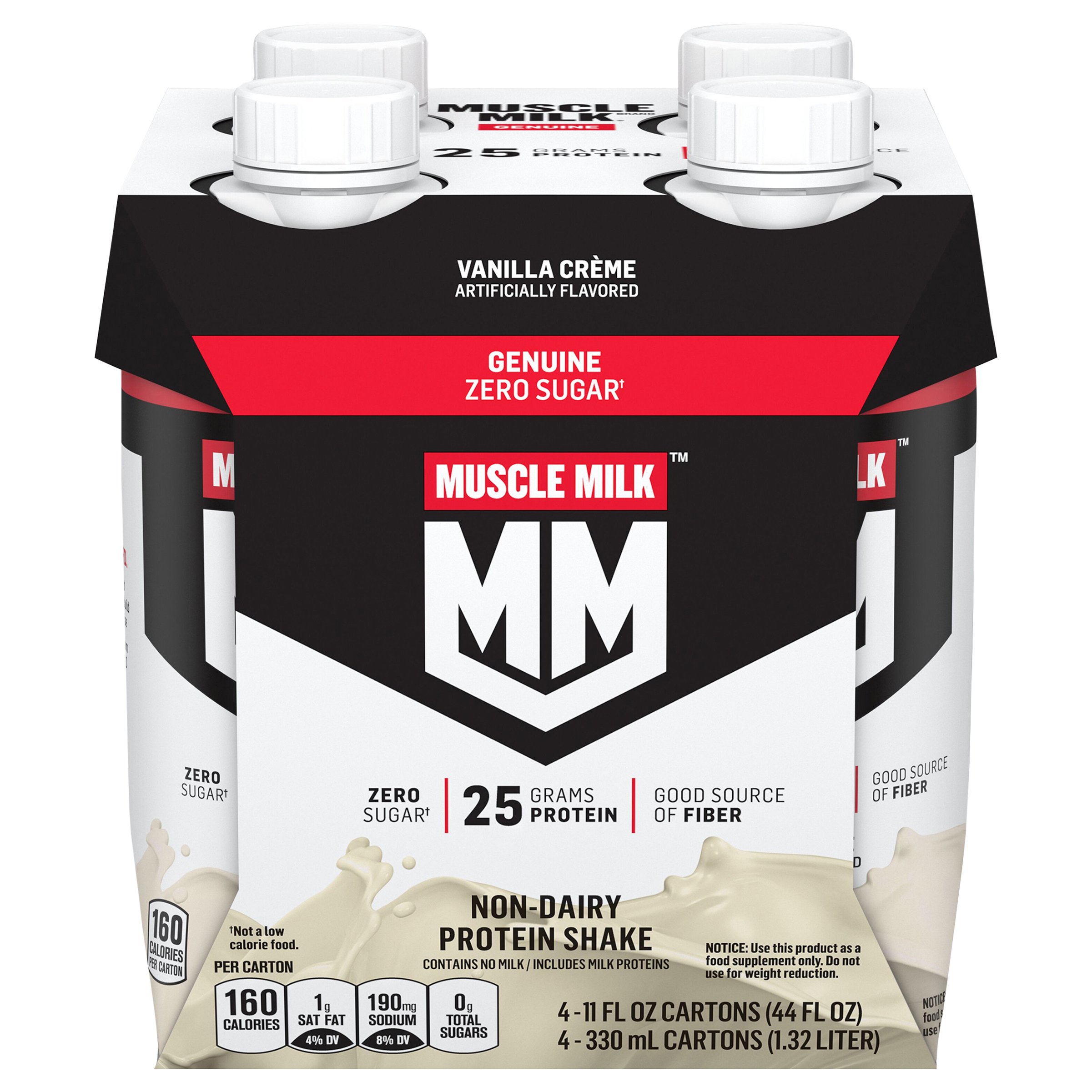 Muscle Milk Genuine Vanilla Crème NonDairy Protein Shakes Shop Diet