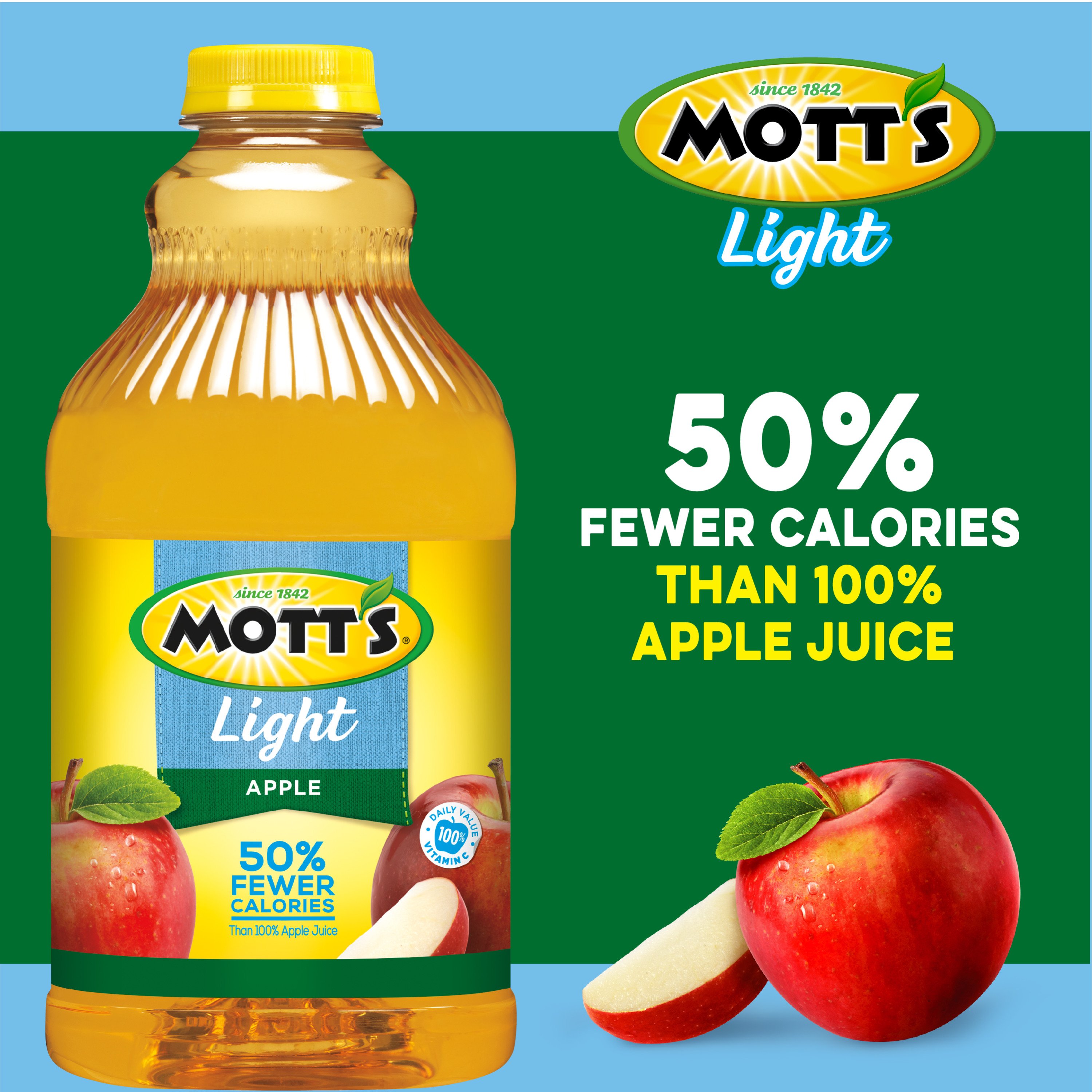 Mott's 100% Apple Juice 8 oz Bottles - Shop Juice at H-E-B