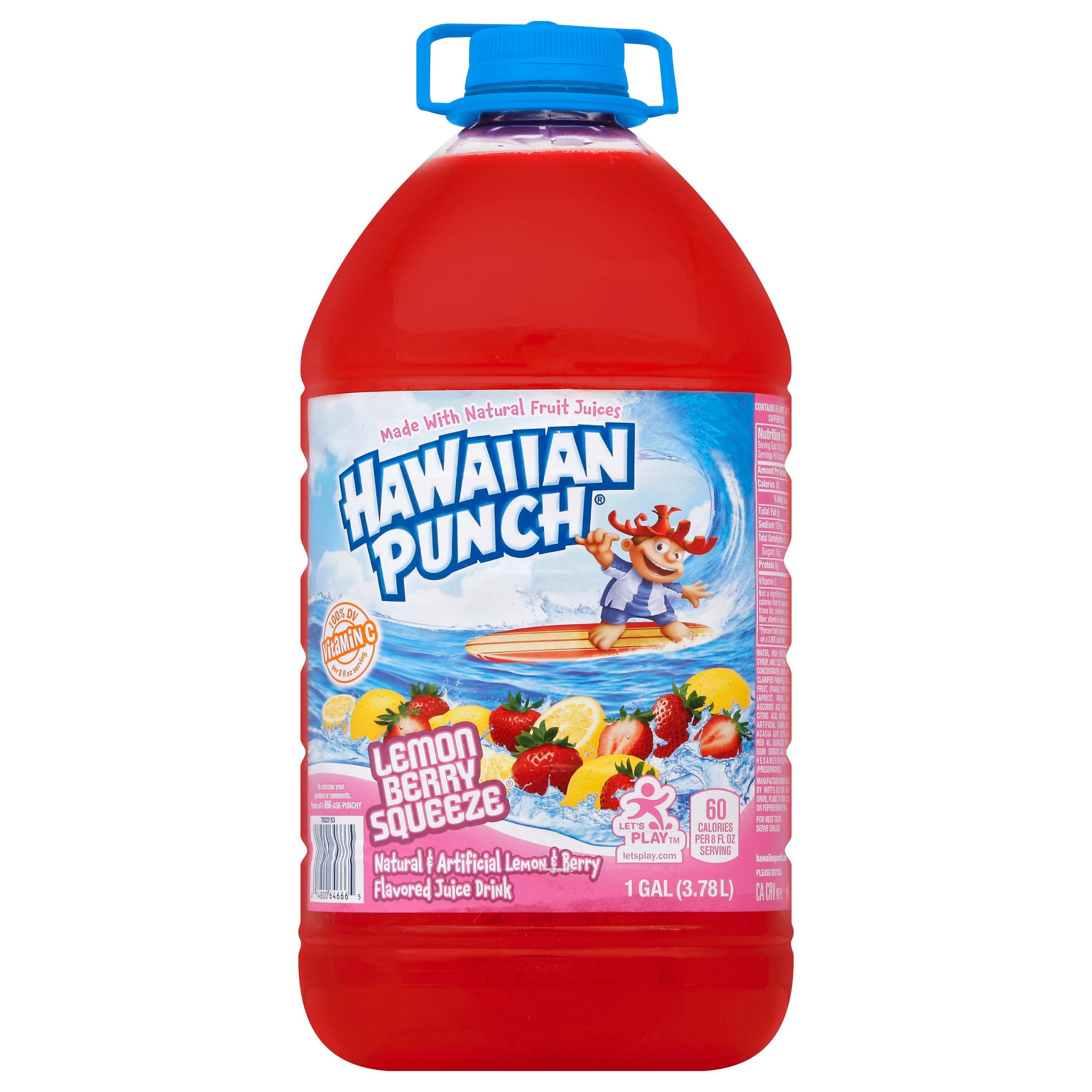 Hawaiian Punch Lemon Berry Squeeze Shop Juice At H E B 8145