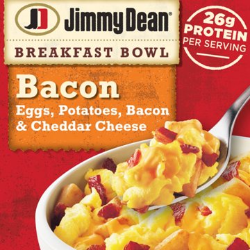 Jimmy Dean Frozen Breakfast Bowl - Bacon, Egg, Potato & Cheddar, 7 oz
