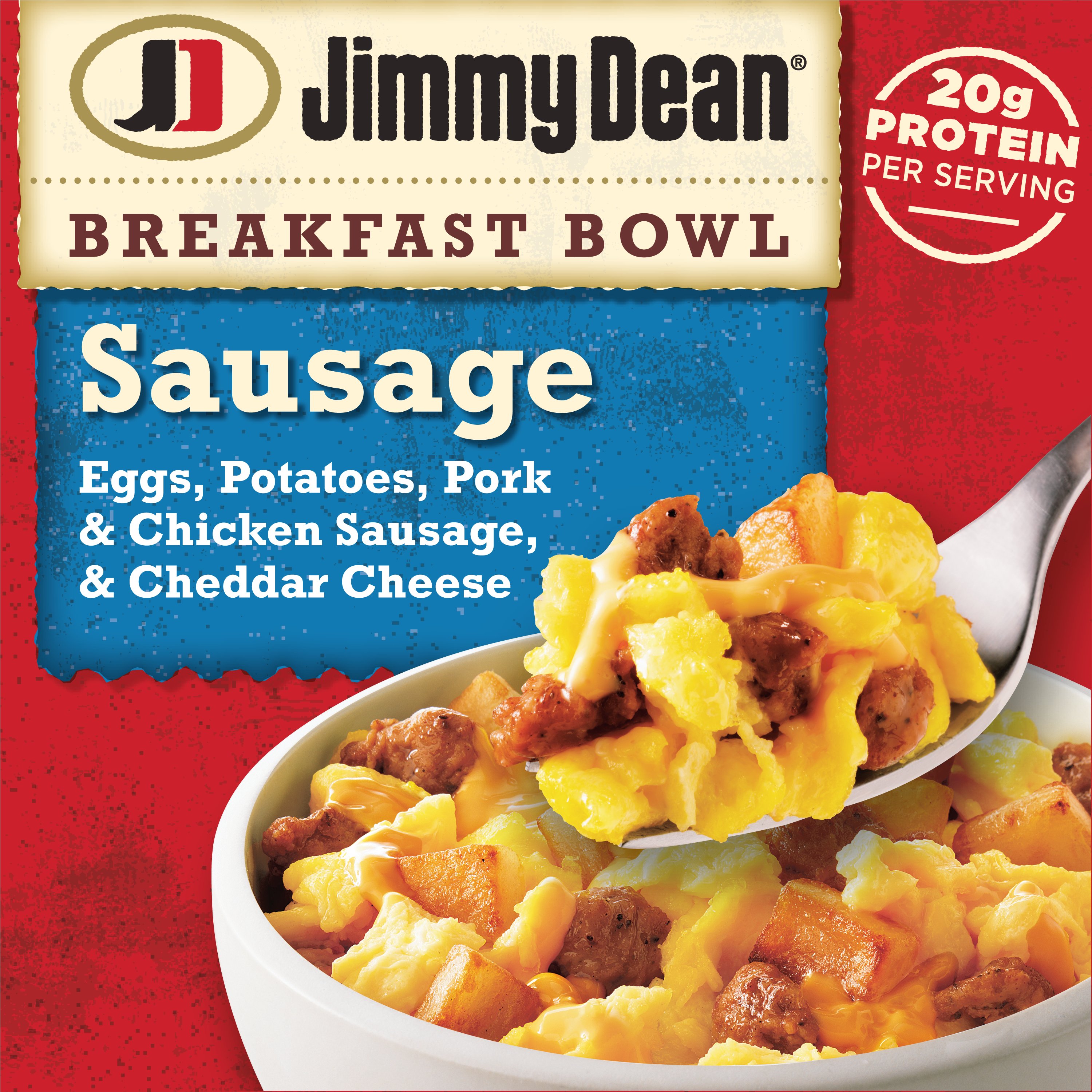 Jimmy Dean Frozen Breakfast Bowl - Sausage, Egg, Potato & Cheddar