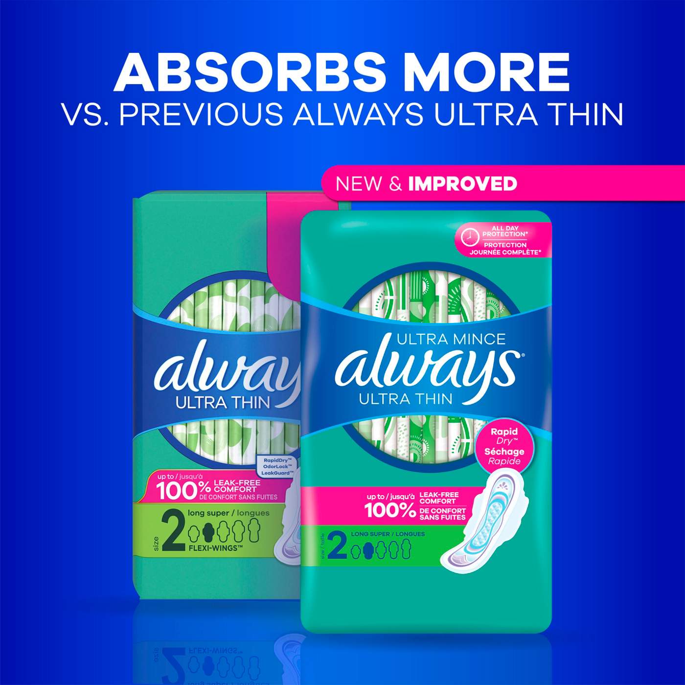 Always Ultra Thin Pads with Wings - Size 1; image 9 of 9