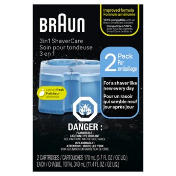 Braun Clean & Renew Refill Cartridges - Lemon Fresh, 2 ct