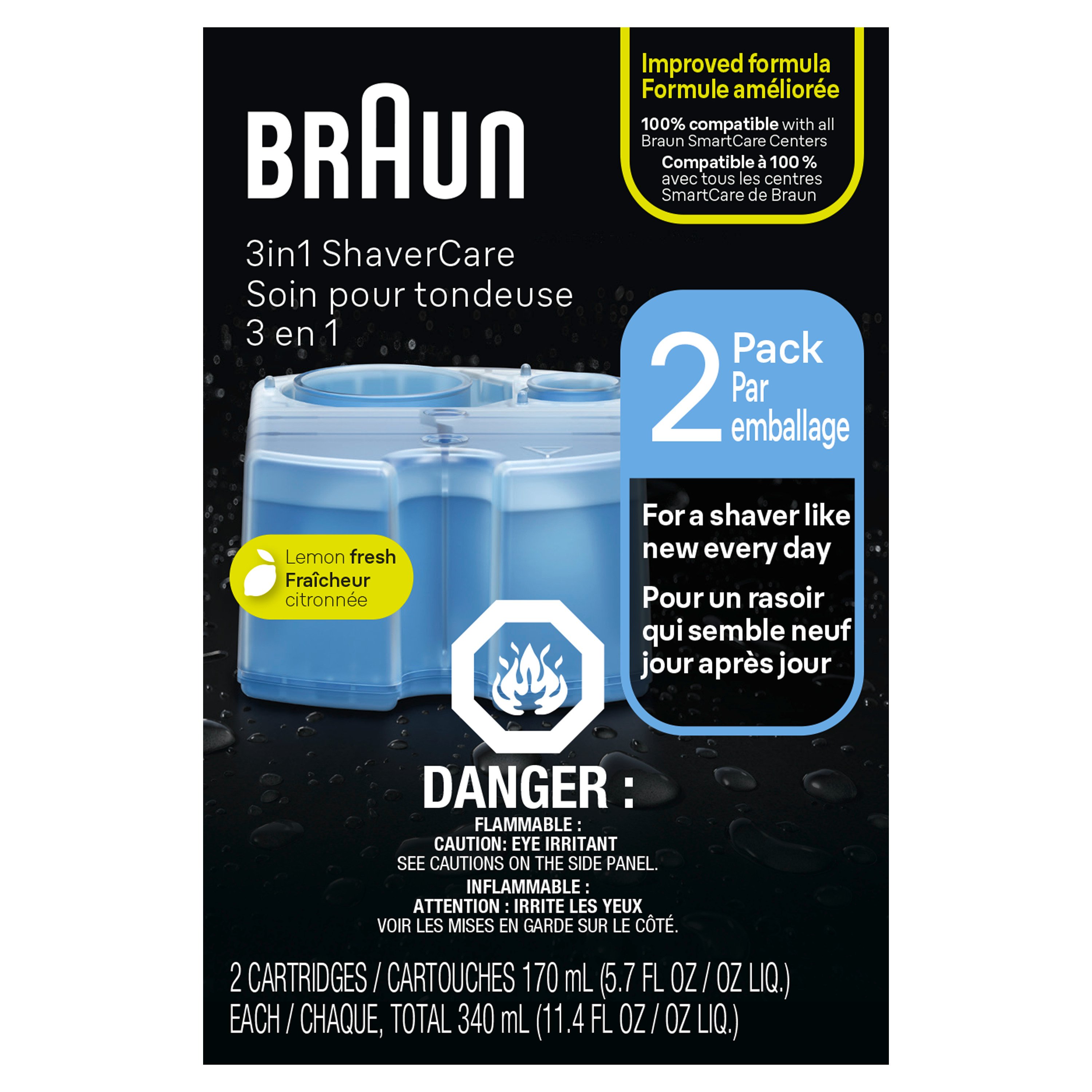 Braun Clean & Renew Refill Cartridges Replacement Shaver Cleaner Solution