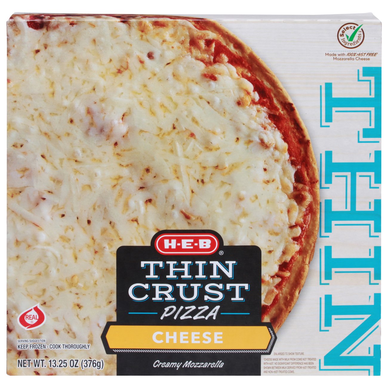 H-E-B Select Ingredients Thin Crust Cheese Pizza - Shop Pizza At H-E-B