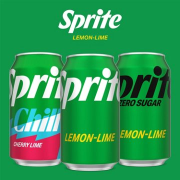 Sprite Lemon-Lime Soda Soft Drink 24 pk Cans, 12 oz