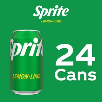 Sprite Lemon-Lime Soda Soft Drink 24 pk Cans, 12 oz