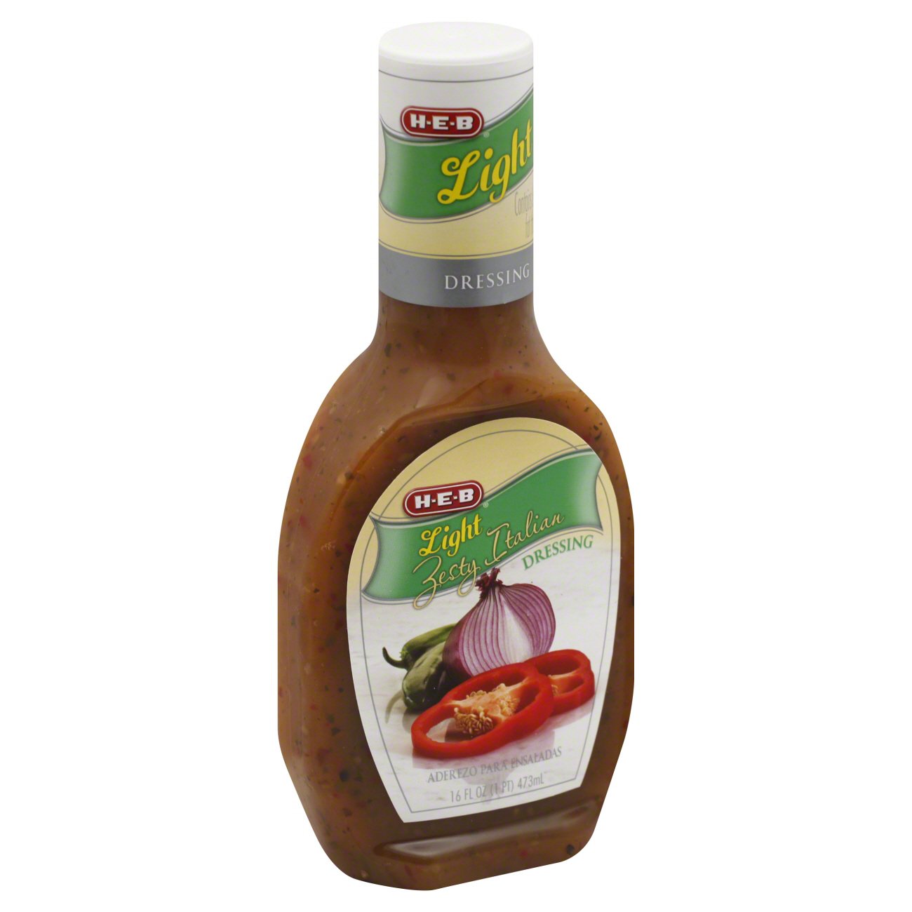HEB Light Zesty Italian Dressing Shop Salad Dressings at HEB