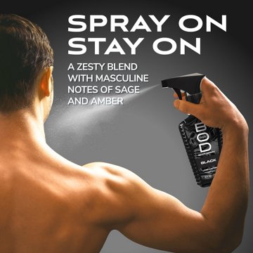 BOD Man Black Fragrance Body Spray, 8 oz