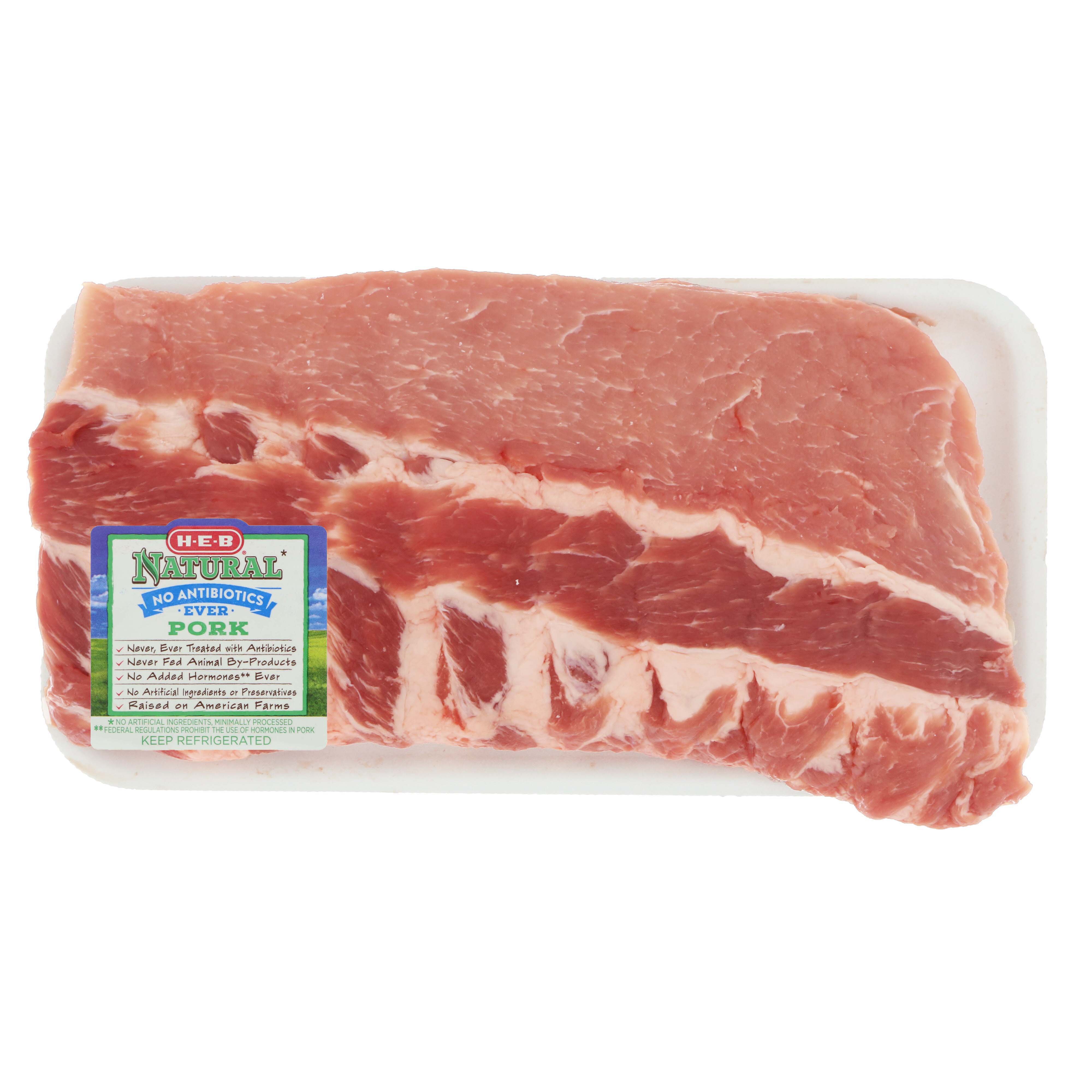 H-E-B Natural Pork Baby Back Ribs - Shop Meat At H-E-B