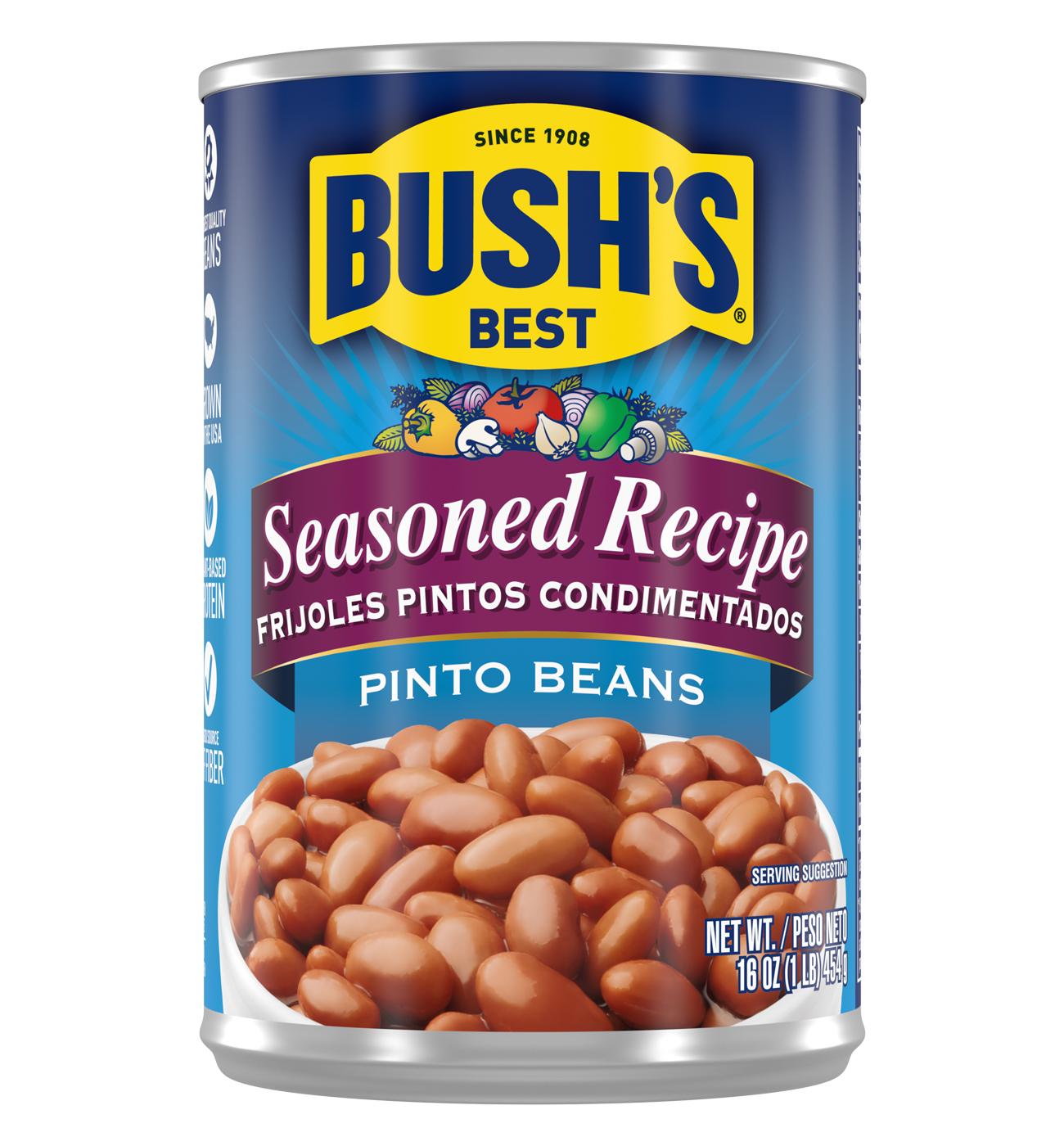 Bush's Best Seasoned Recipe Pinto Beans; image 1 of 5