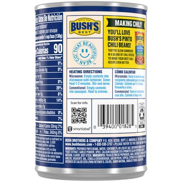 Bush's Best Seasoned Recipe Pinto Beans