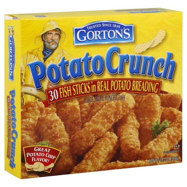 Gorton's Potato Crunch Breaded Fish Sticks Shop Fish at HEB