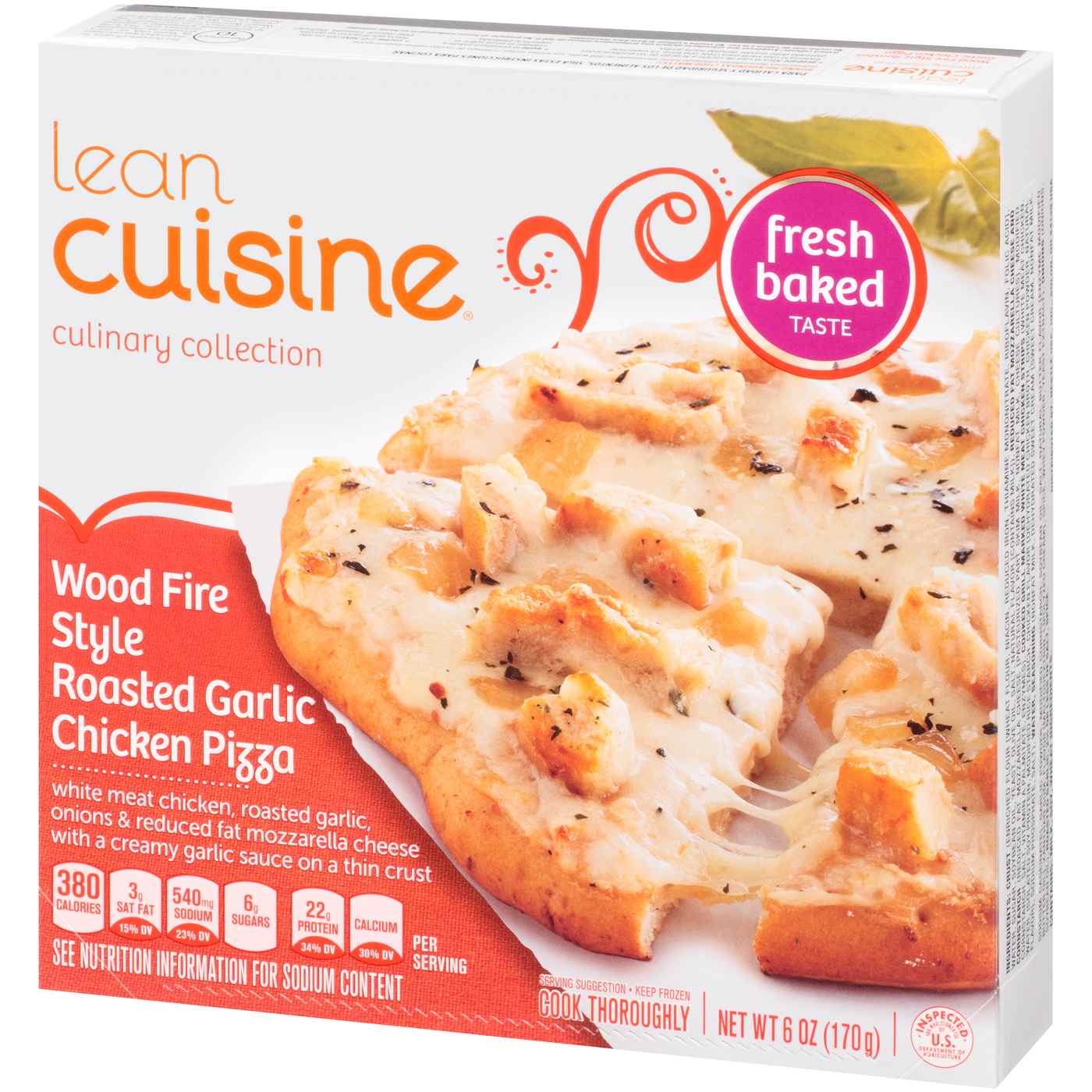 Lean Cuisine Culinary Collection Wood Fire Roasted Garlic Chicken Pizza; image 1 of 3