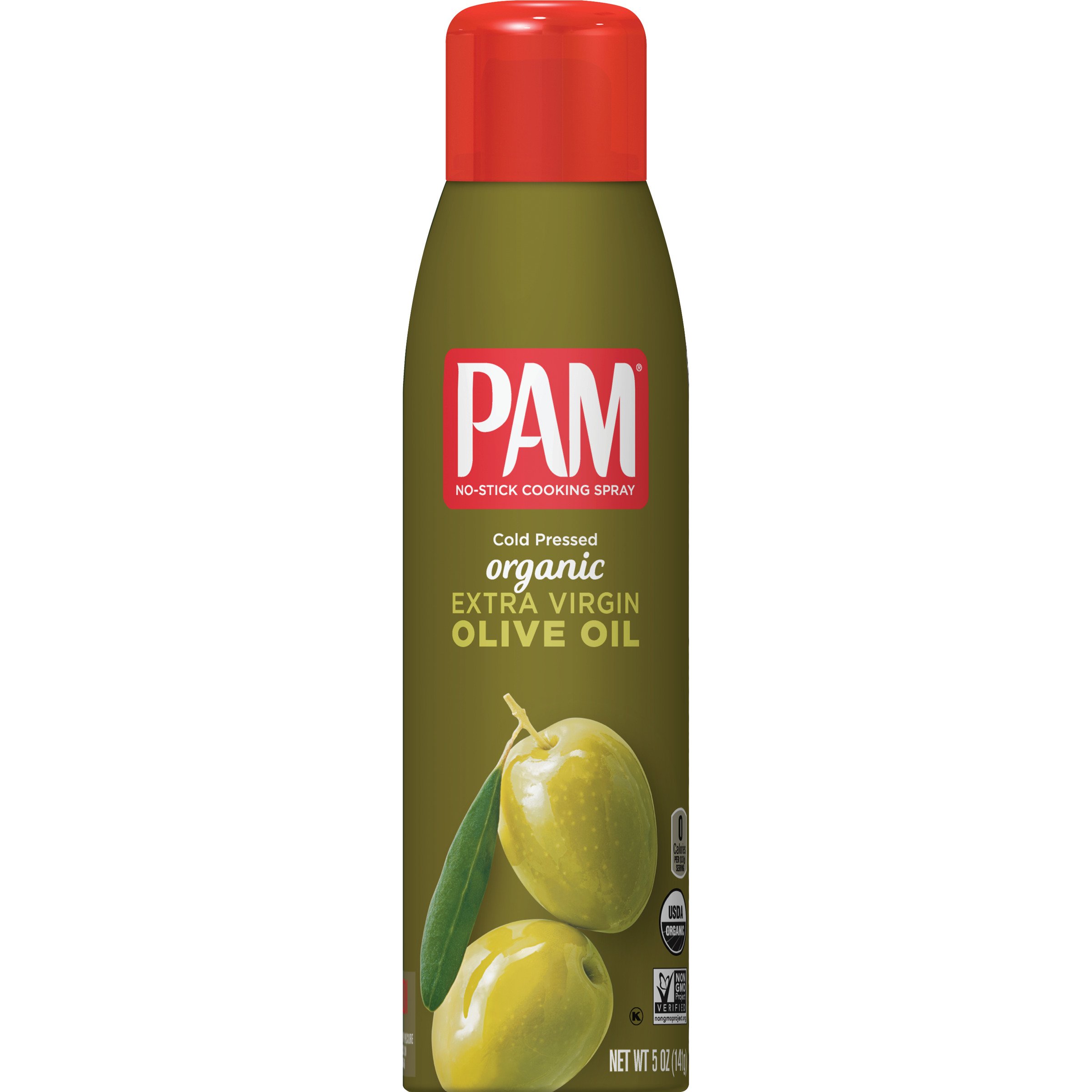 Pam Organic Extra Virgin Olive Oil No-Stick Cooking Spray - Shop Oils ...