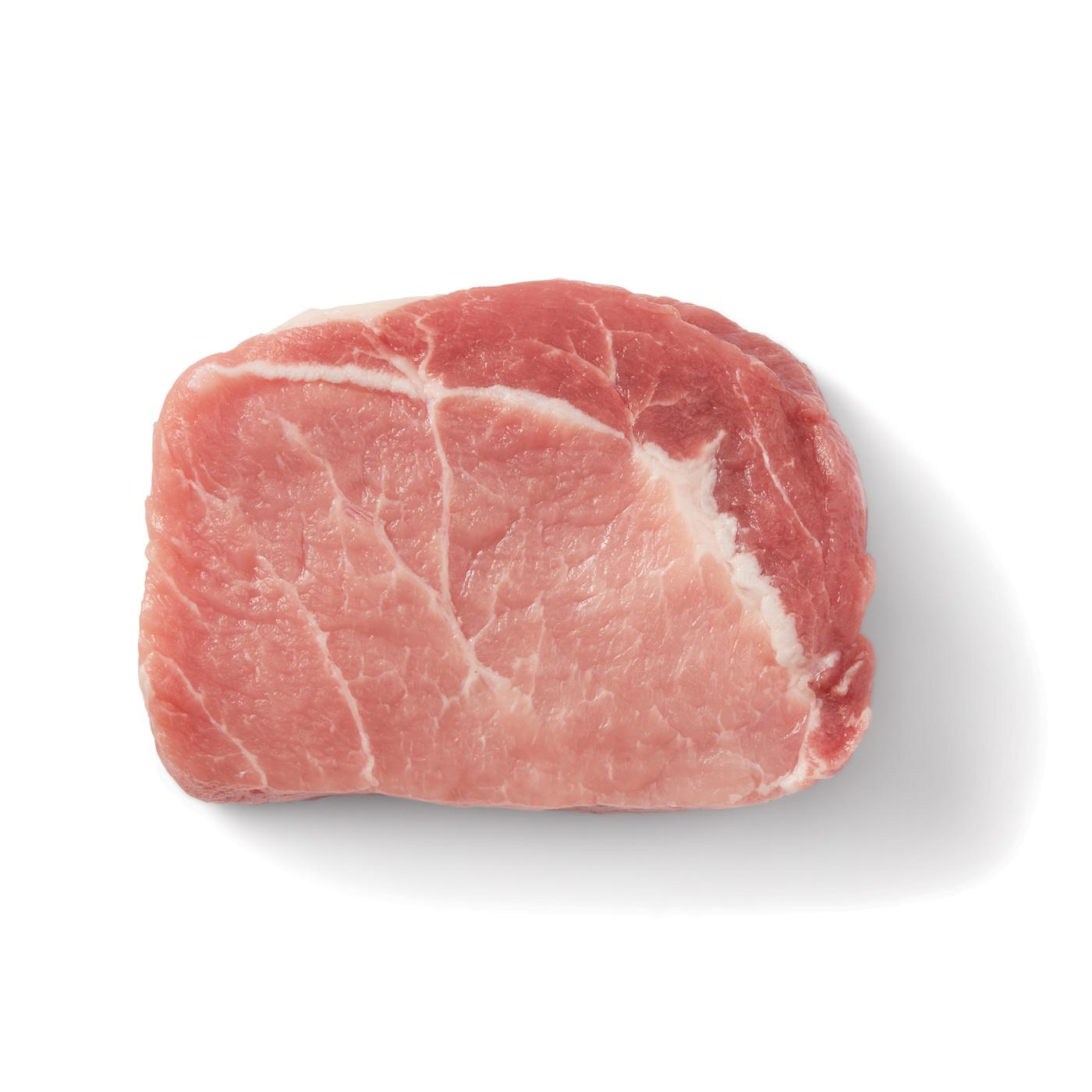 H-E-B Natural Boneless Ribeye Pork Chop, Thick Cut; image 1 of 2