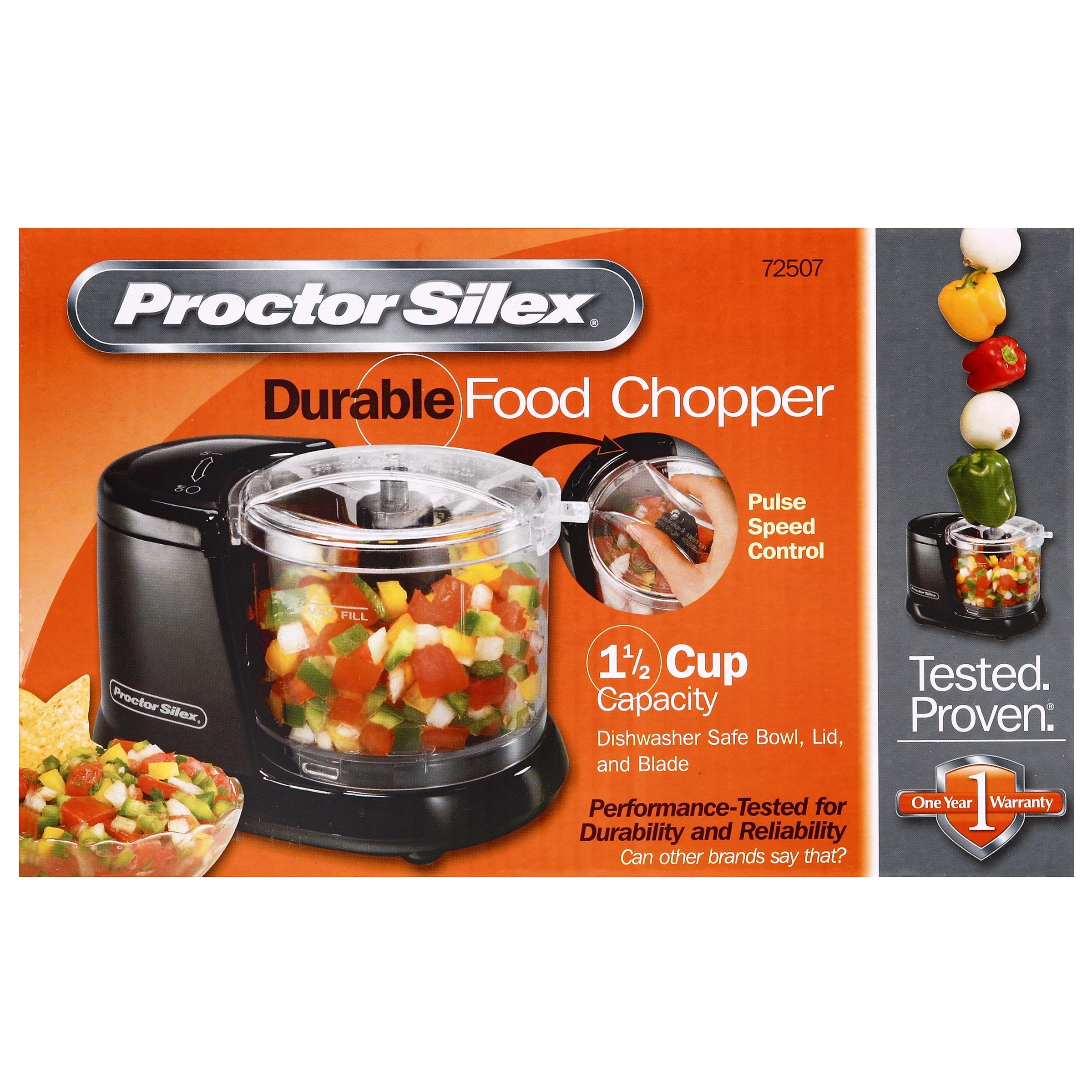 Proctor Silex Food Chopper - Black - Shop Blenders & Mixers at H-E-B