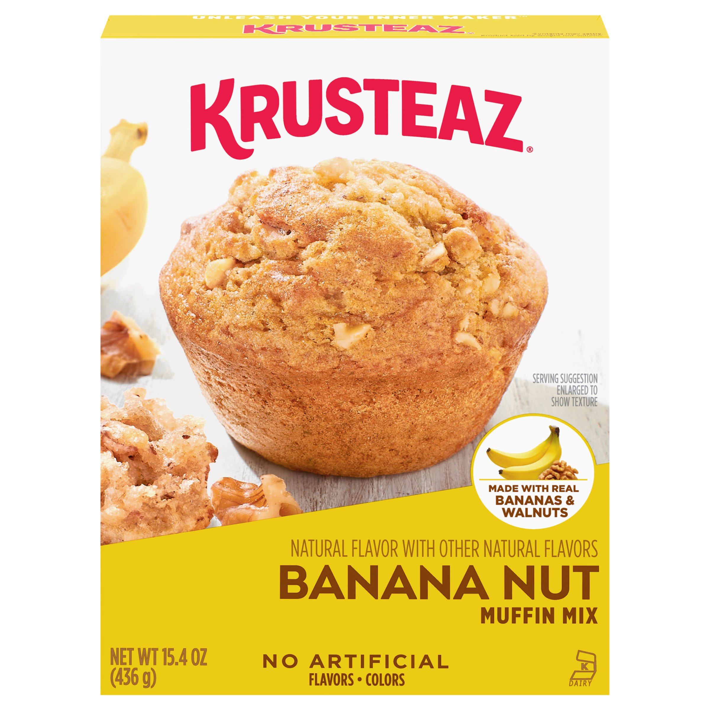 Krusteaz Banana Nut Muffin Mix Shop Baking Mixes at HEB