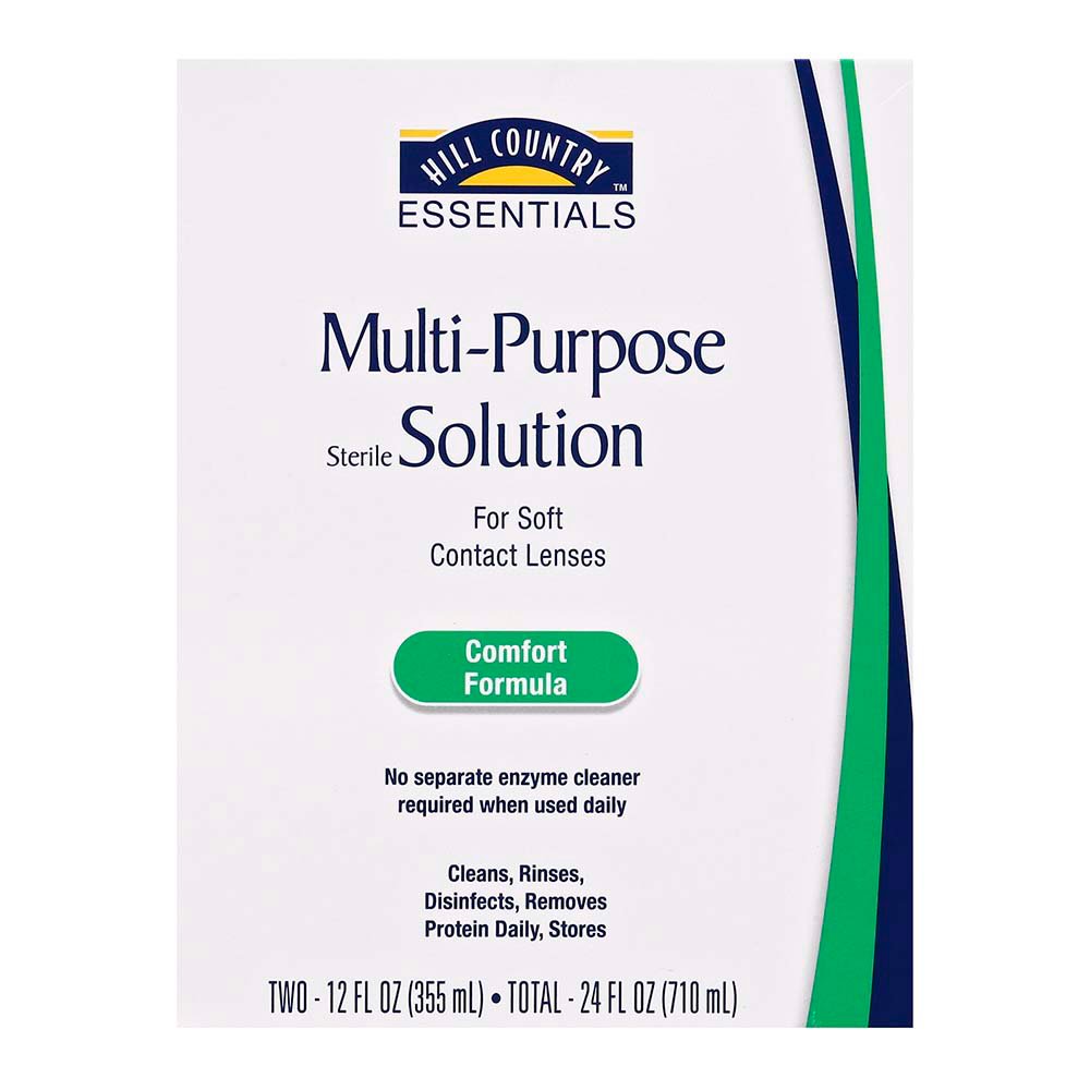 Hill Country Essentials MultiPurpose Contact Solution Shop Contact lens solution & cases at HEB