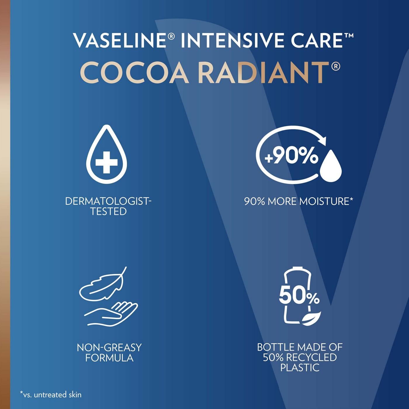 Vaseline Intensive Care Cocoa Radiant Lotion; image 4 of 10
