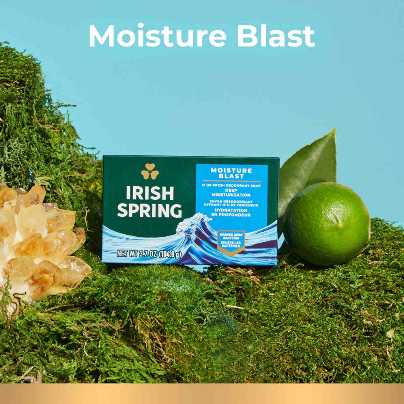 Irish Spring Deodorant Bar Soap for Men = Moisture Blast; image 2 of 10