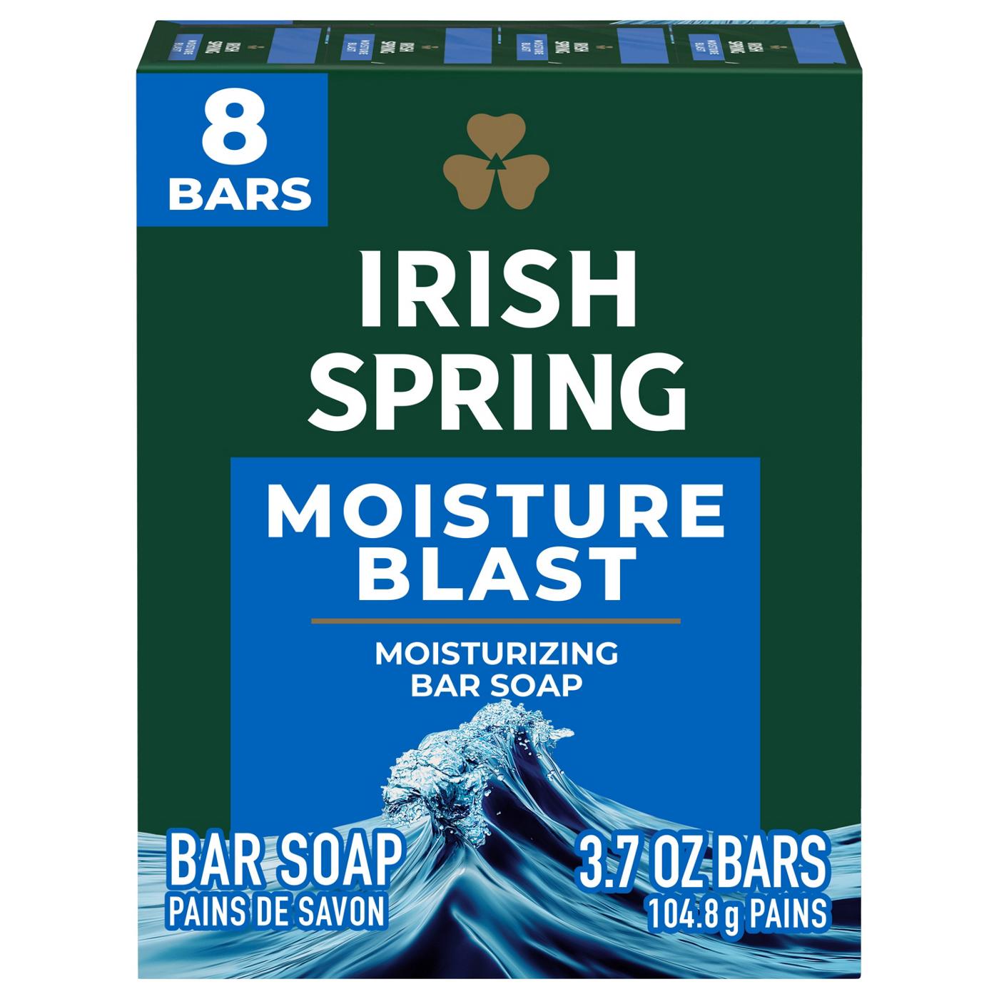 Irish Spring Deodorant Bar Soap for Men = Moisture Blast; image 1 of 10