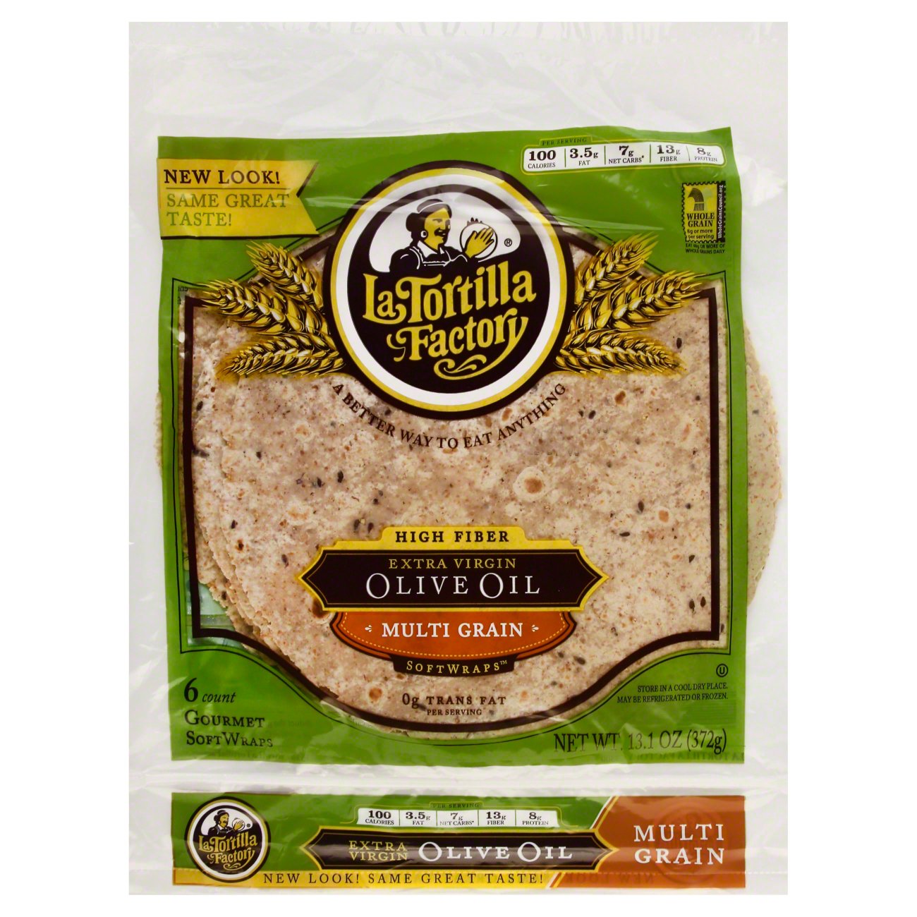 La Tortilla Factory Smart & Delicious Multi Grain with Extra Virgin