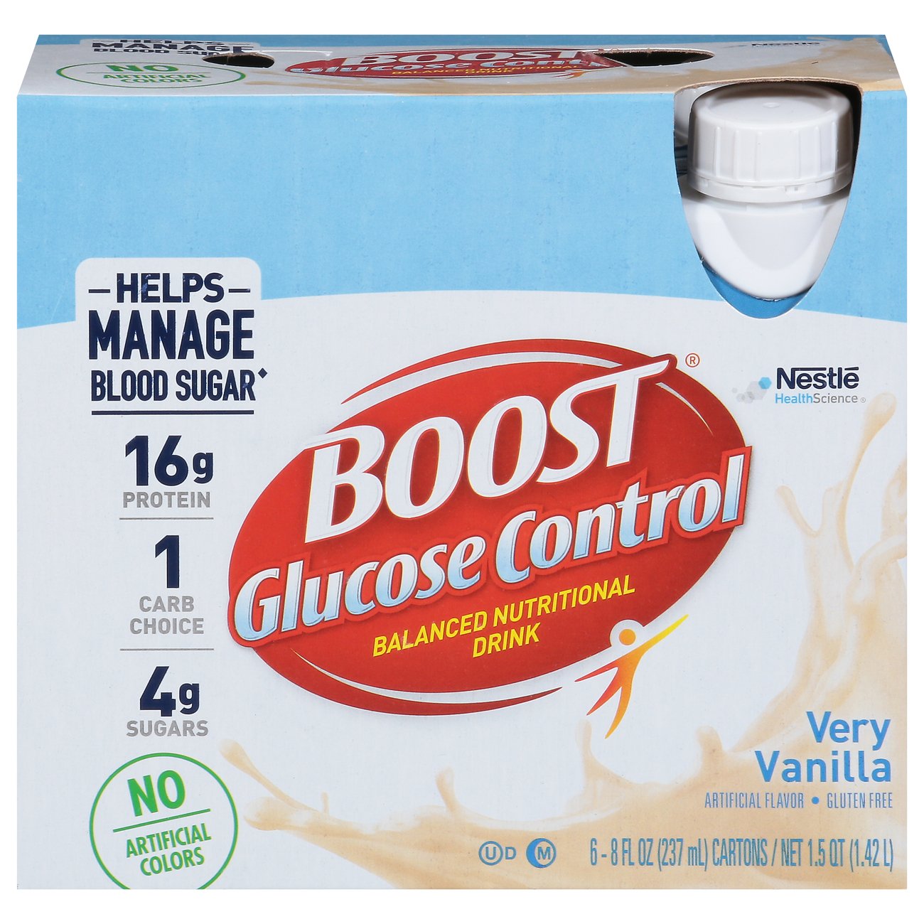 BOOST Glucose Control Nutritional Drink Very Vanilla Shop Diet & fitness at HEB