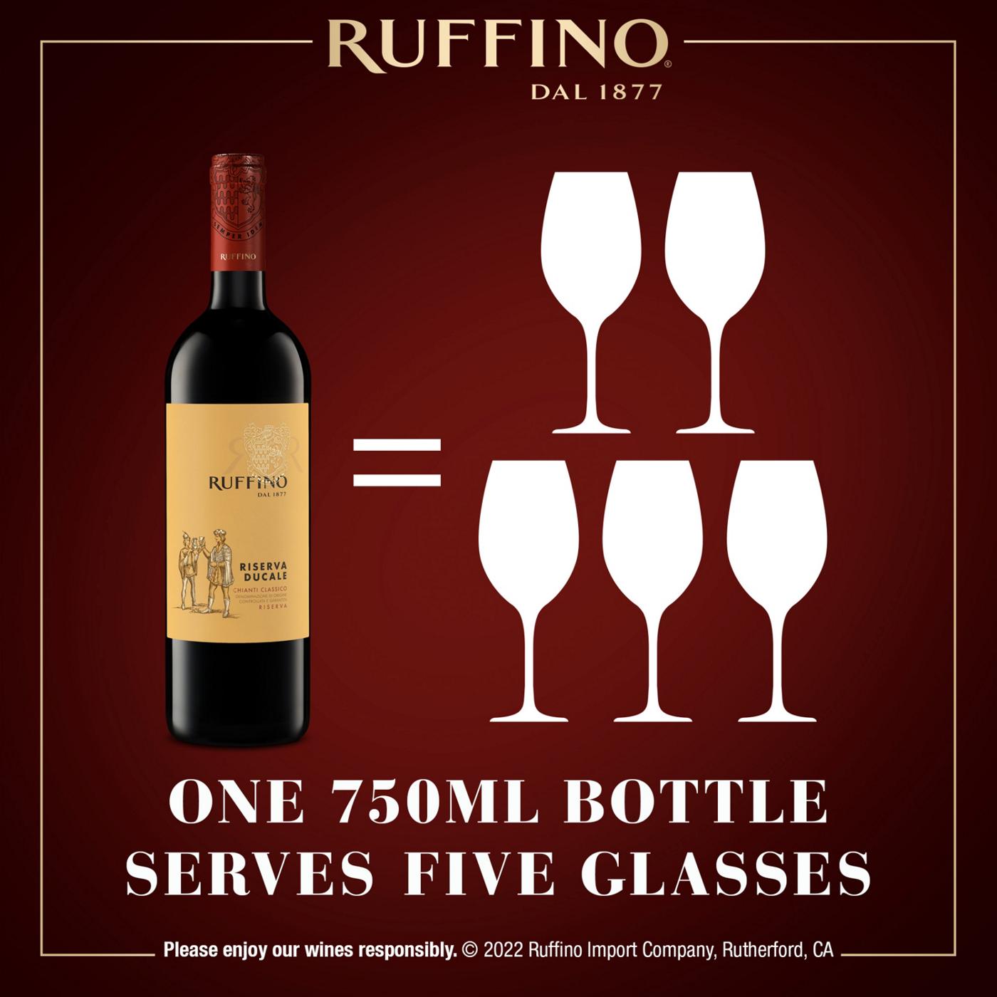 Ruffino Riserva Ducale Chianti Classico DOCG Sangiovese Red Blend, Italian Red Wine 750 mL Bottle; image 2 of 11