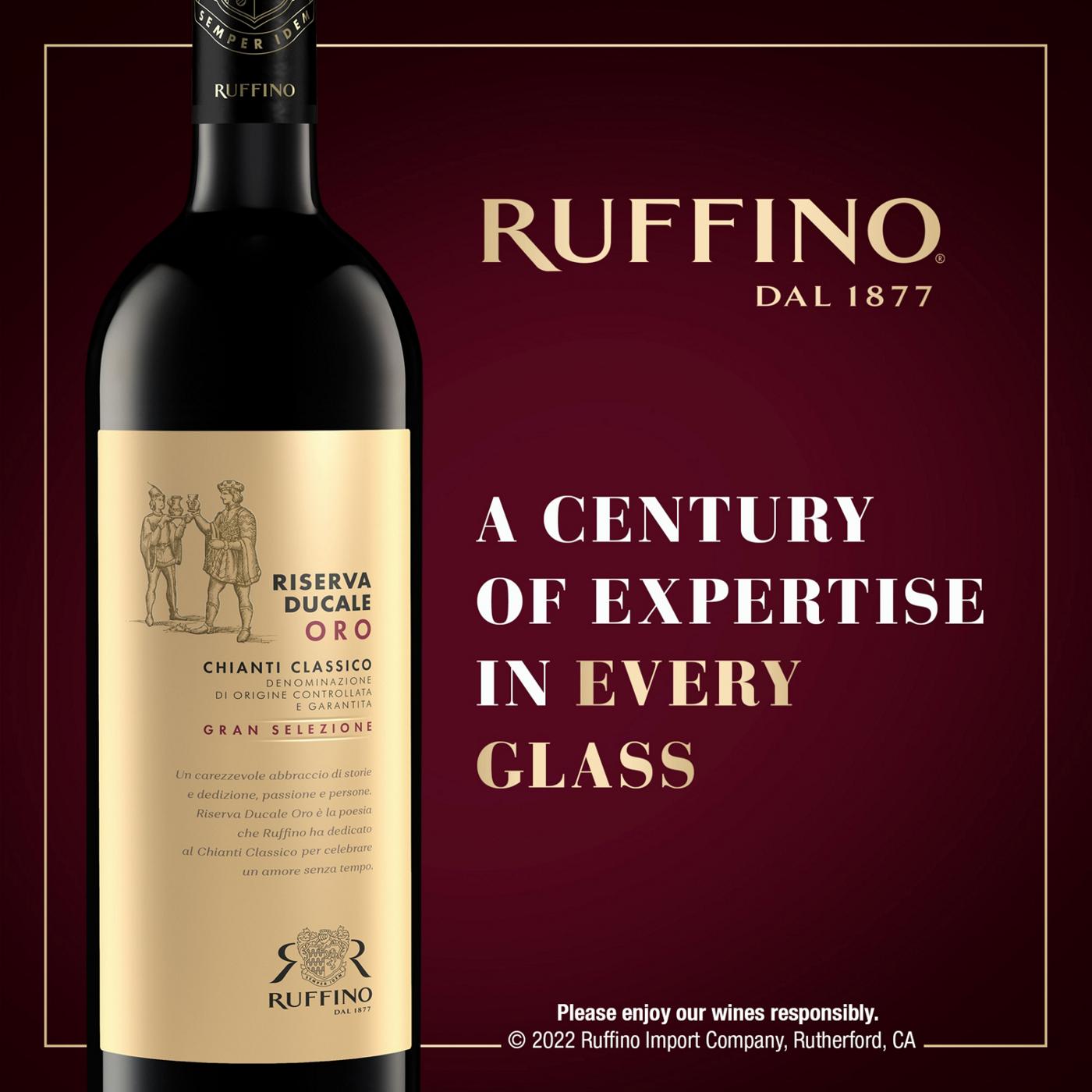 Ruffino Riserva Ducale Oro Gran Selezione Chianti Classico DOCG Sangiovese, Italian Red Wine 750 mL Bottle; image 2 of 10