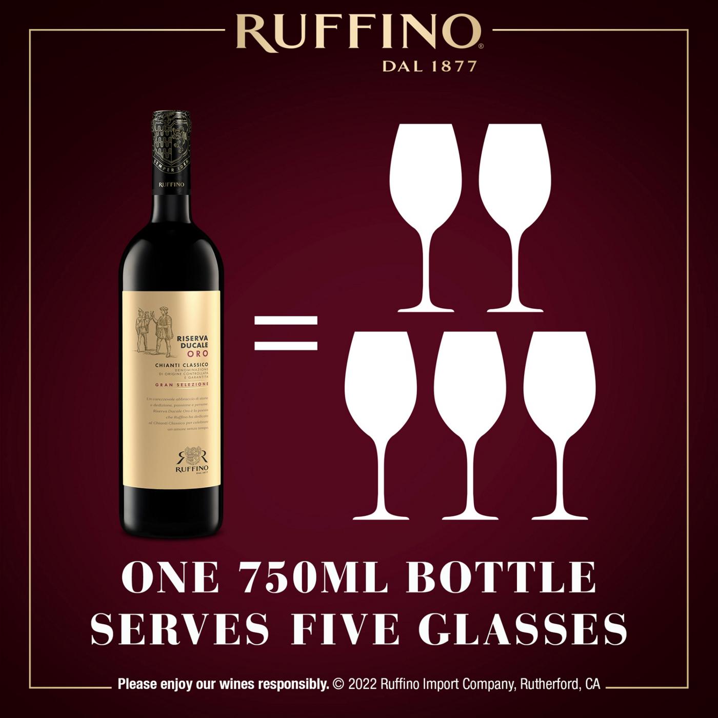 Ruffino Riserva Ducale Oro Gran Selezione Chianti Classico DOCG Sangiovese, Italian Red Wine 750 mL Bottle; image 4 of 10