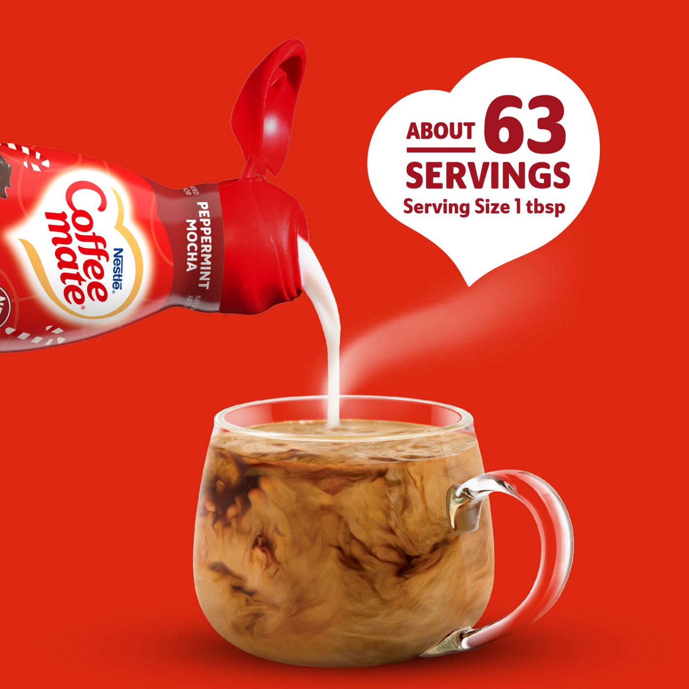 Nestle Coffee Mate Coffee Creamer -  Peppermint Mocha; image 3 of 5