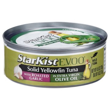 StarKist Solid Yellowfin Tuna with Roasted Garlic in Extra Virgin Olive Oil