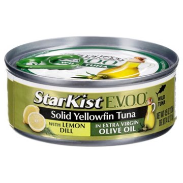 StarKist Solid Yellowfin Tuna with Lemon Dill in Extra Virgin Olive Oil