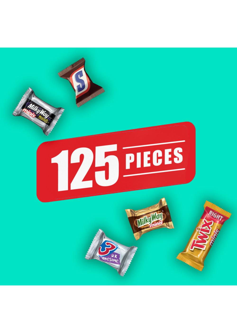 Snickers, Twix, Milky Way & 3 Musketeers Assorted Minis Chocolates Candy - Party Size; image 5 of 8