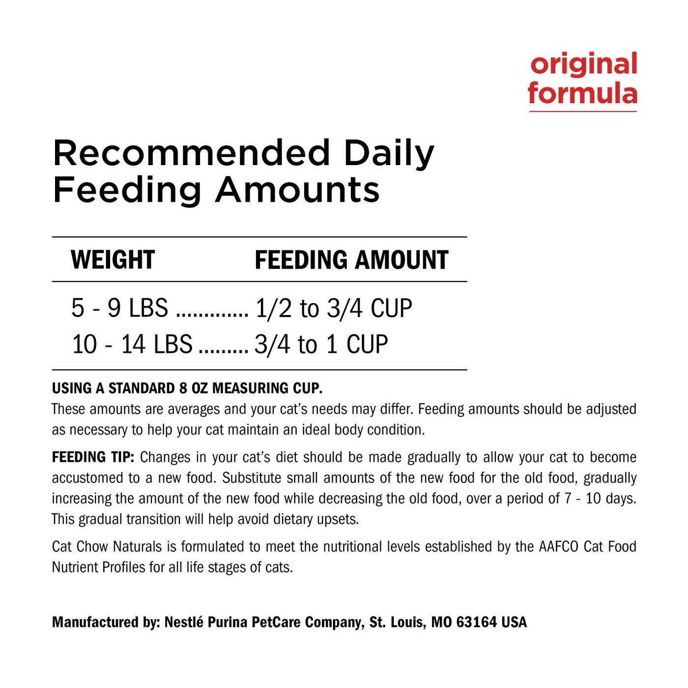 Cat Chow Purina Naturals With Added Vitamins Minerals and Nutrients Dry Cat Food - Naturals Original; image 3 of 8