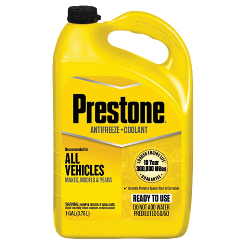 Prestone All Vehicles Antifreeze + Coolant Ready To Use Shop Motor