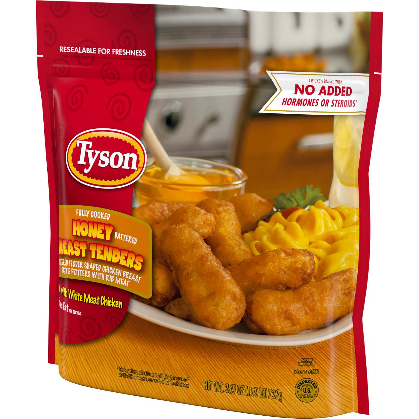 Tyson Fully Cooked Honey Battered Breast Tenders; image 2 of 5