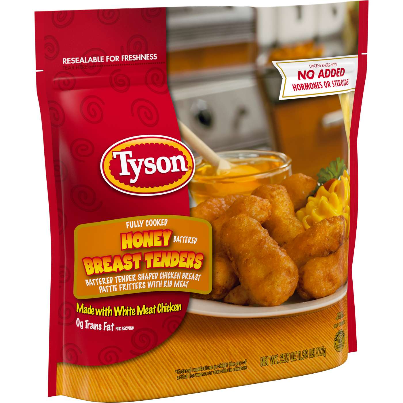 Tyson Fully Cooked Honey Battered Breast Tenders; image 4 of 5