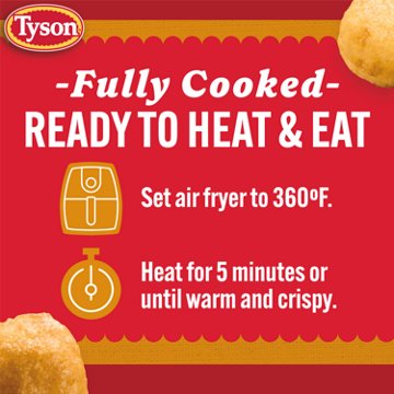 Tyson Fully Cooked Honey Battered Frozen Chicken Breast Tenders, 25.5 oz