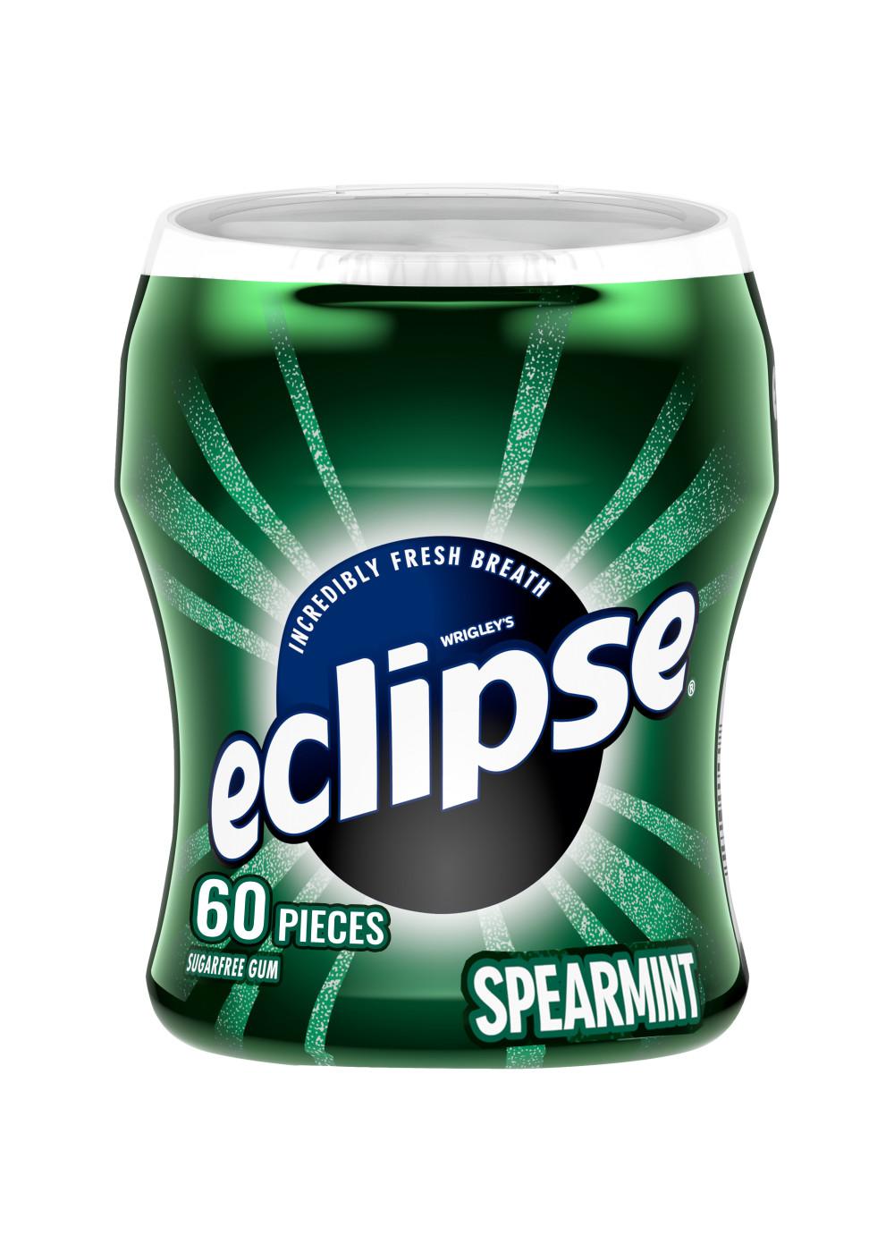 Eclipse Spearmint Sugar Free Chewing Gum Bottle; image 1 of 9