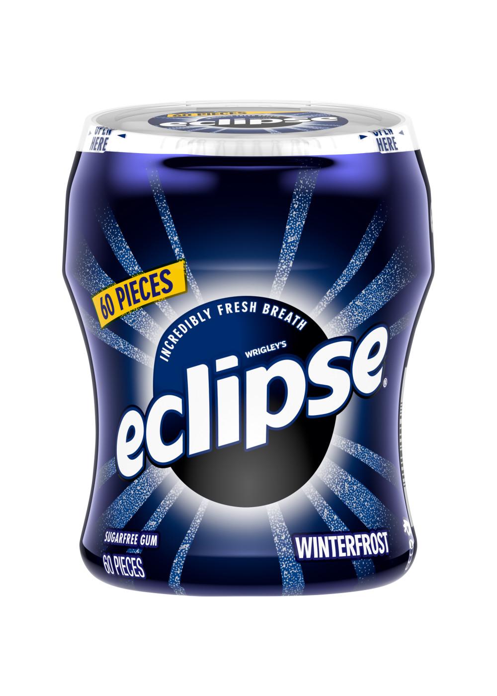 Eclipse Sugarfree Chewing Gum Bottle - Winterfrost; image 1 of 6