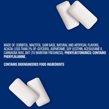 Eclipse Sugar Free Chewing Gum Bottle - Winterfrost, 60 pc