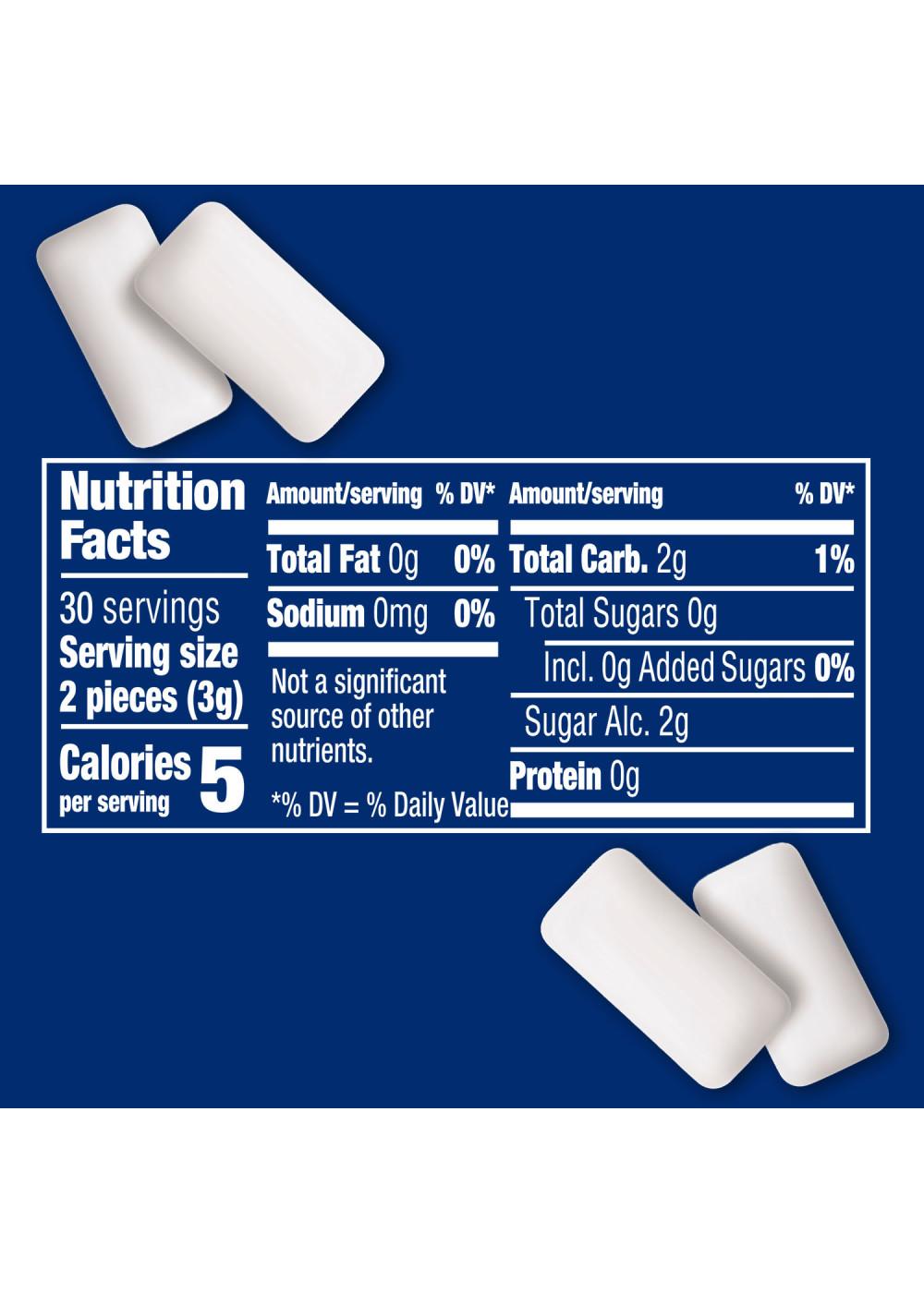 Eclipse Sugar Free Chewing Gum Bottle - Winterfrost; image 9 of 10