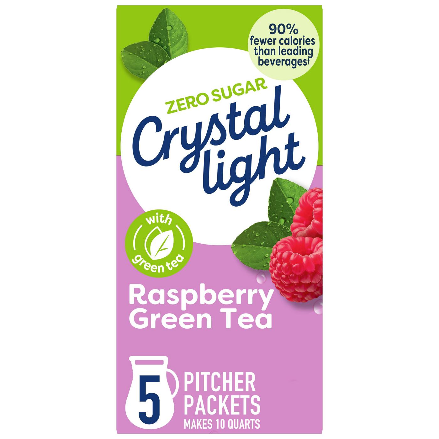 Crystal Light Green Tea Raspberry Drink Mix - Shop Mixes & flavor ...